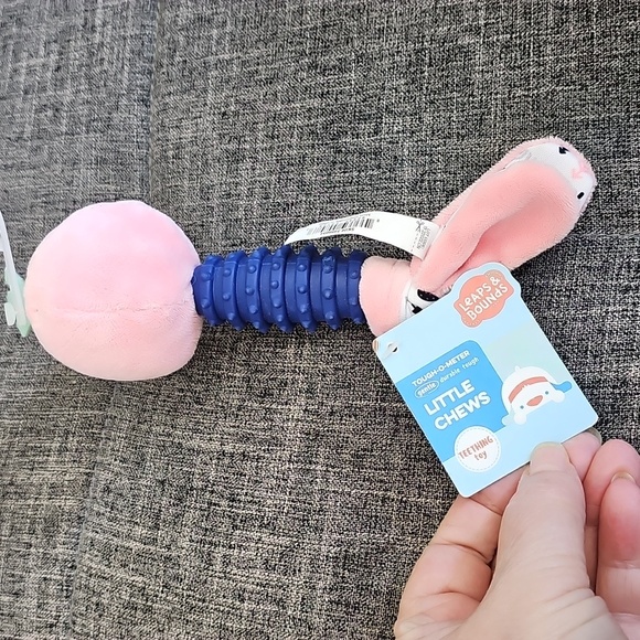 Leaos & Bounds Little Chews Pink&Blue Toy - Picture 3 of 6